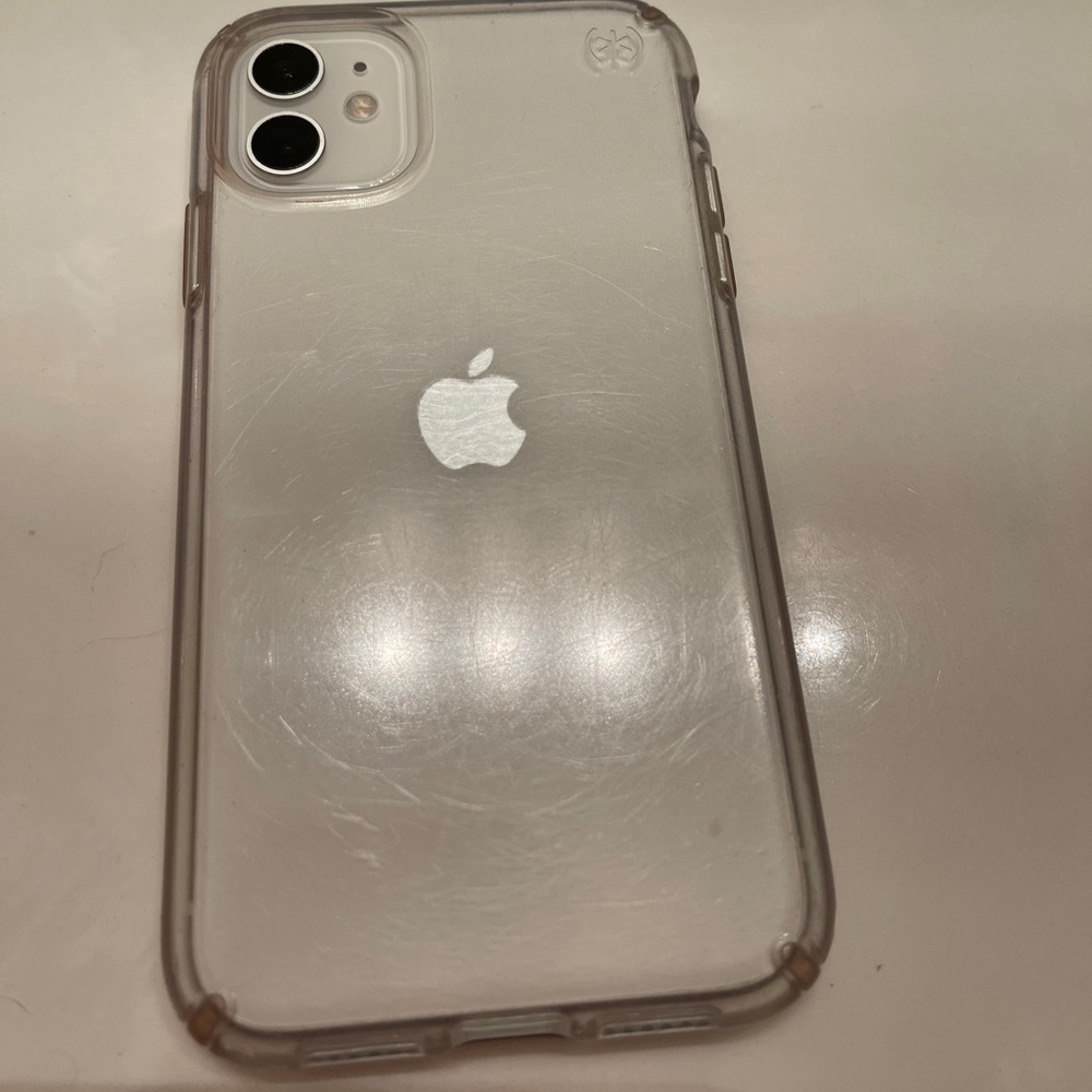 Clear Speck iPhone 11 case